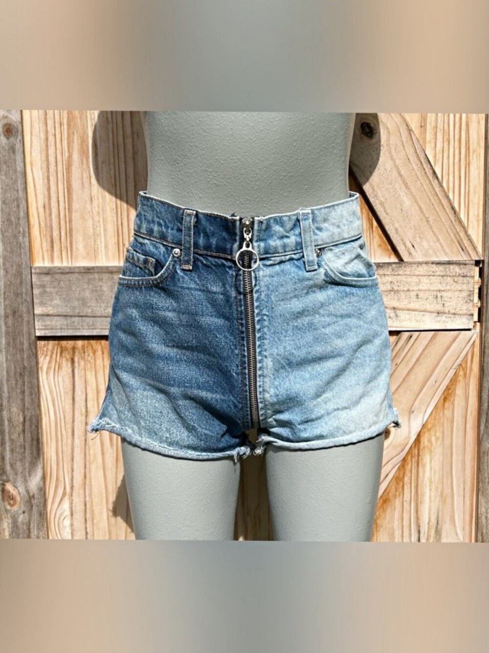 Revice Two Tone Ying Yang High Rise Festival Concert Summer Beach Shorts~27~